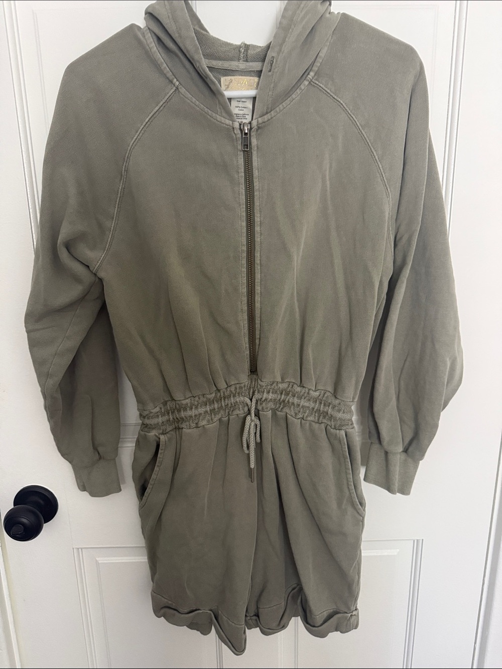 l*space Light Gray Zip-Up Hoodie